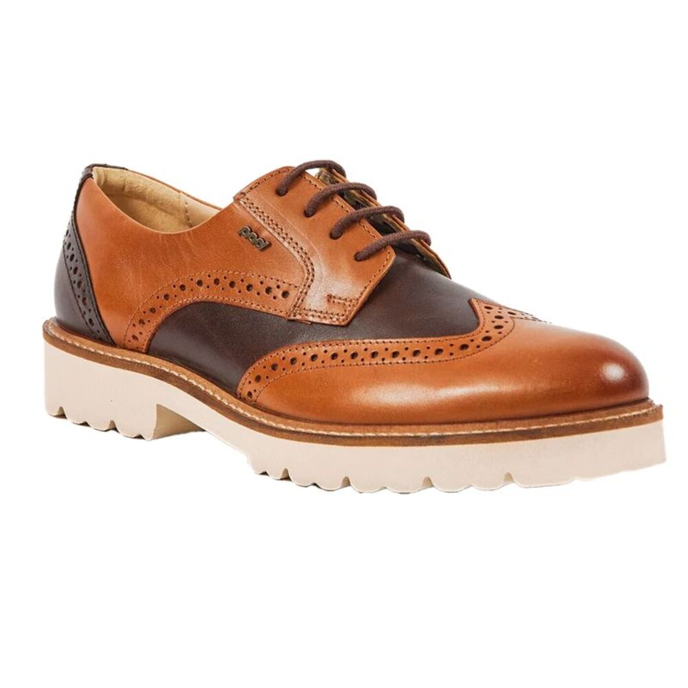 POD Mens Kortney Leather Brogues / Tan